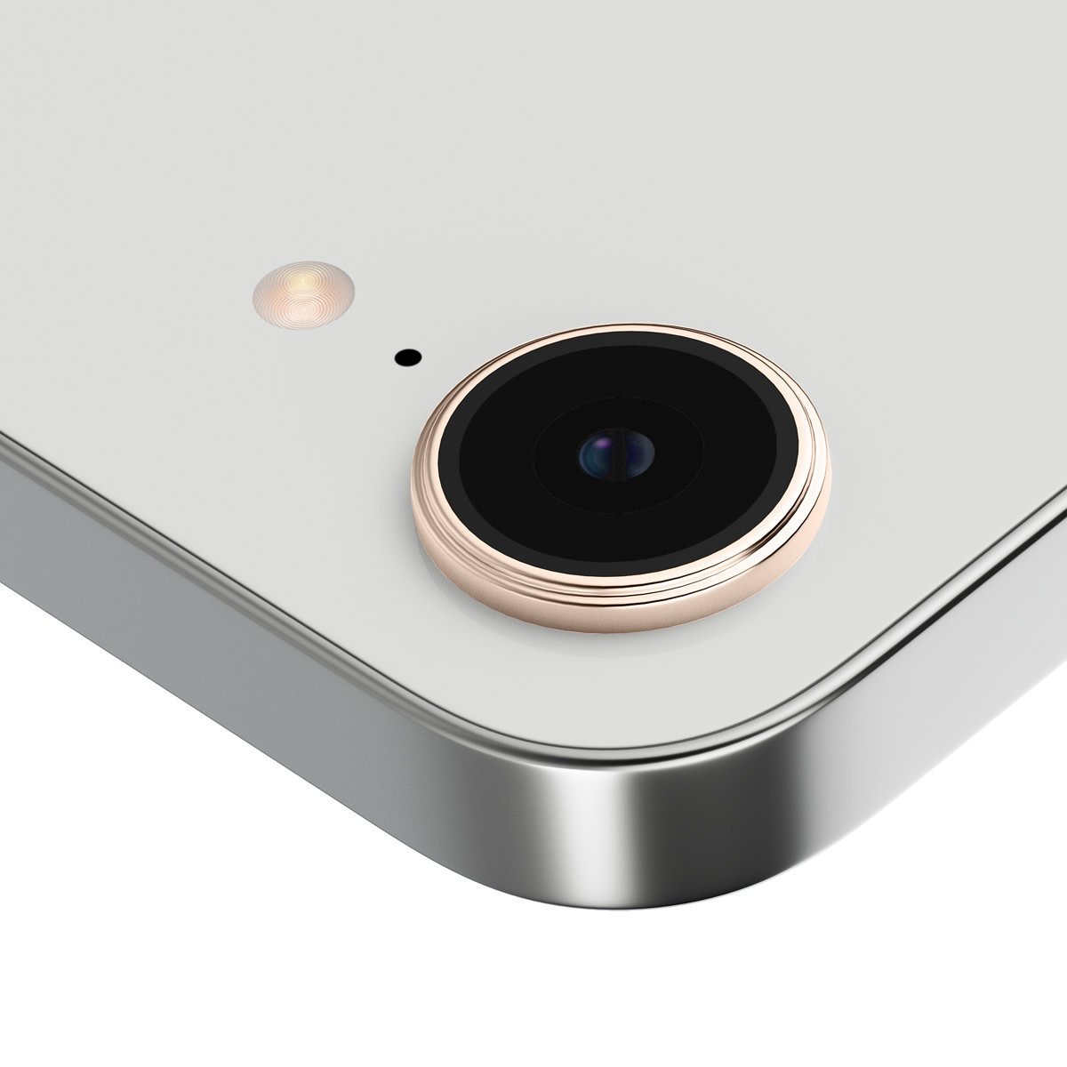 TUNIQ TUNIQ iPhone 16e Lens Protector - Tempered glass - Goud, foto 2 van 4