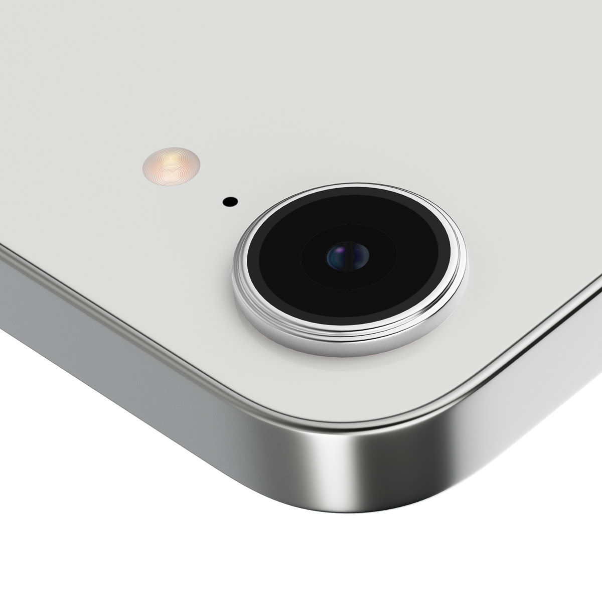 TUNIQ TUNIQ iPhone 16e Lens Protector - Tempered glass - Zilver, foto 2 van 4