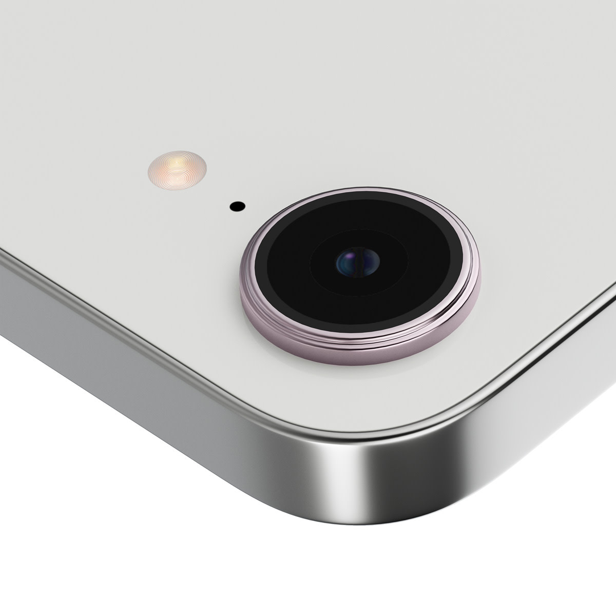 TUNIQ TUNIQ iPhone 16e Lens Protector - Tempered glass - Roze, foto 2 van 4