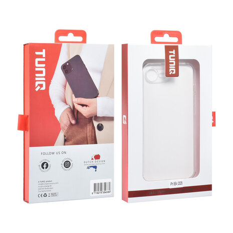 TUNIQ TUNIQ iPhone 16e Back cover coque - Transparent TUNIQ TUNIQ iPhone 16e Back cover coque - Transparent