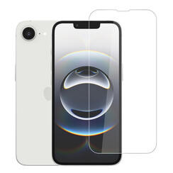 box of 10 - TUNIQ iPhone 16e & iPhone 14 & iPhone 13 Protecteur D'écran - Tempered glass - Transparent