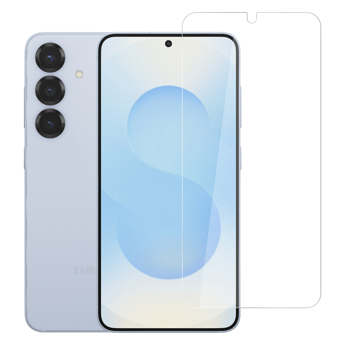 TUNIQ box of 10 - TUNIQ Galaxy S25 Screenprotector - Tempered glass - Transparant