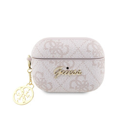 Guess AirPods Pro & Pro 2 Case - 4G - Heart Charm - Roze