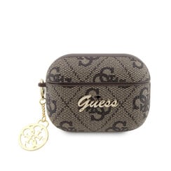 Guess AirPods Pro & Pro 2 Case - 4G - Heart Charm - Bruin