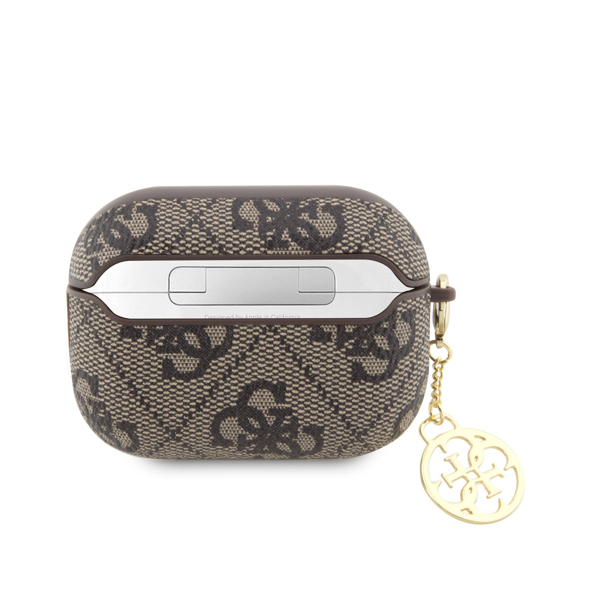 Guess Guess AirPods Pro & Pro 2 Case - 4G - Heart Charm - Bruin, foto 2 van 4