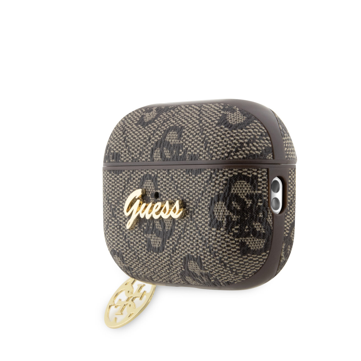 Guess Guess AirPods Pro & Pro 2 Case - 4G - Heart Charm - Bruin, foto 3 van 4