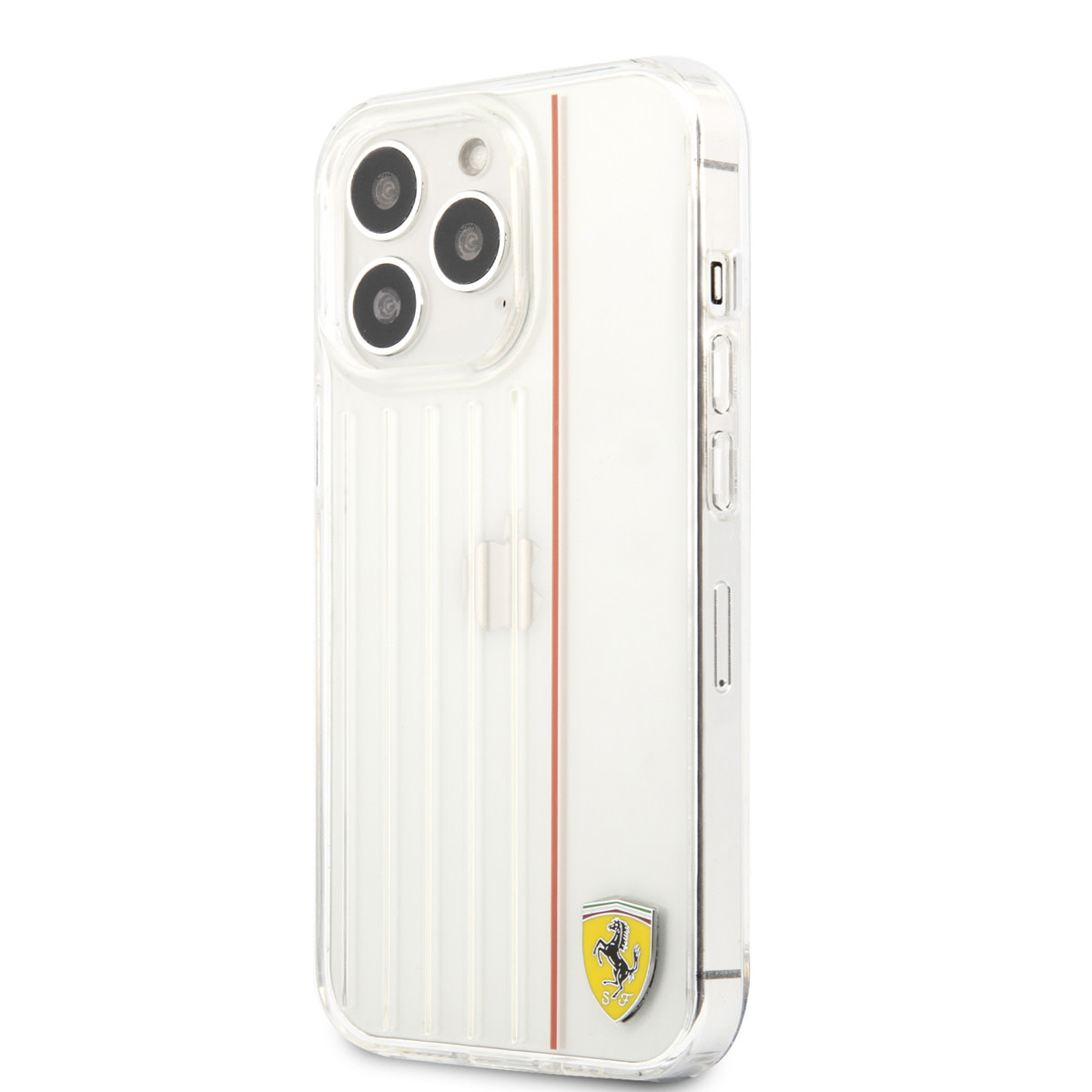 Ferrari Ferrari iPhone 13 Pro Max Backcover hoesje - Red Line - Transparant, foto 2 van 6