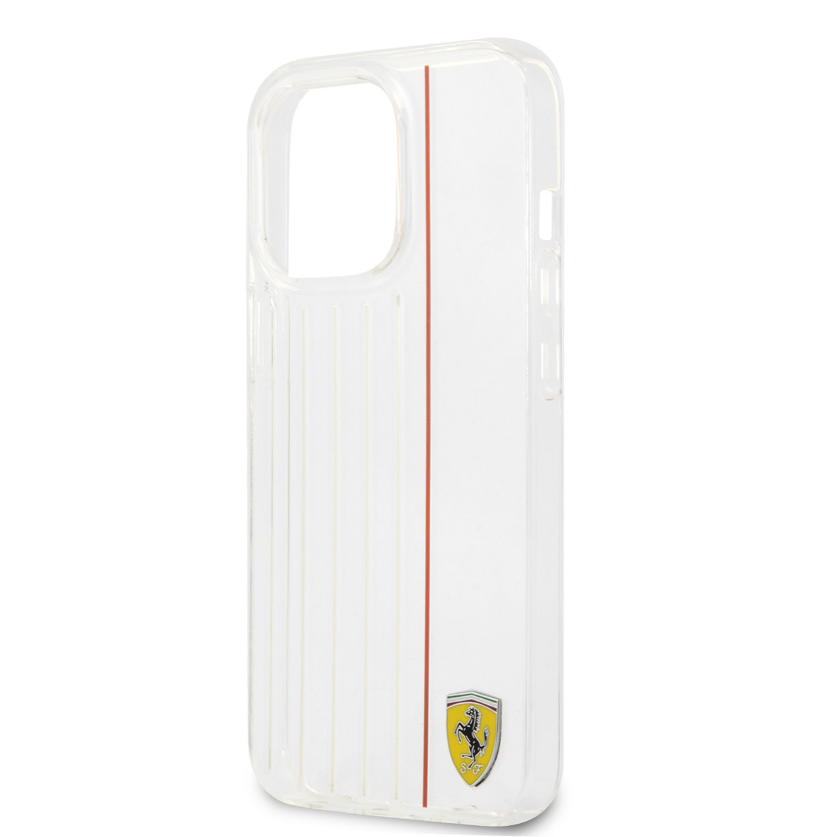 Ferrari Ferrari iPhone 13 Pro Max Backcover hoesje - Red Line - Transparant, foto 5 van 6