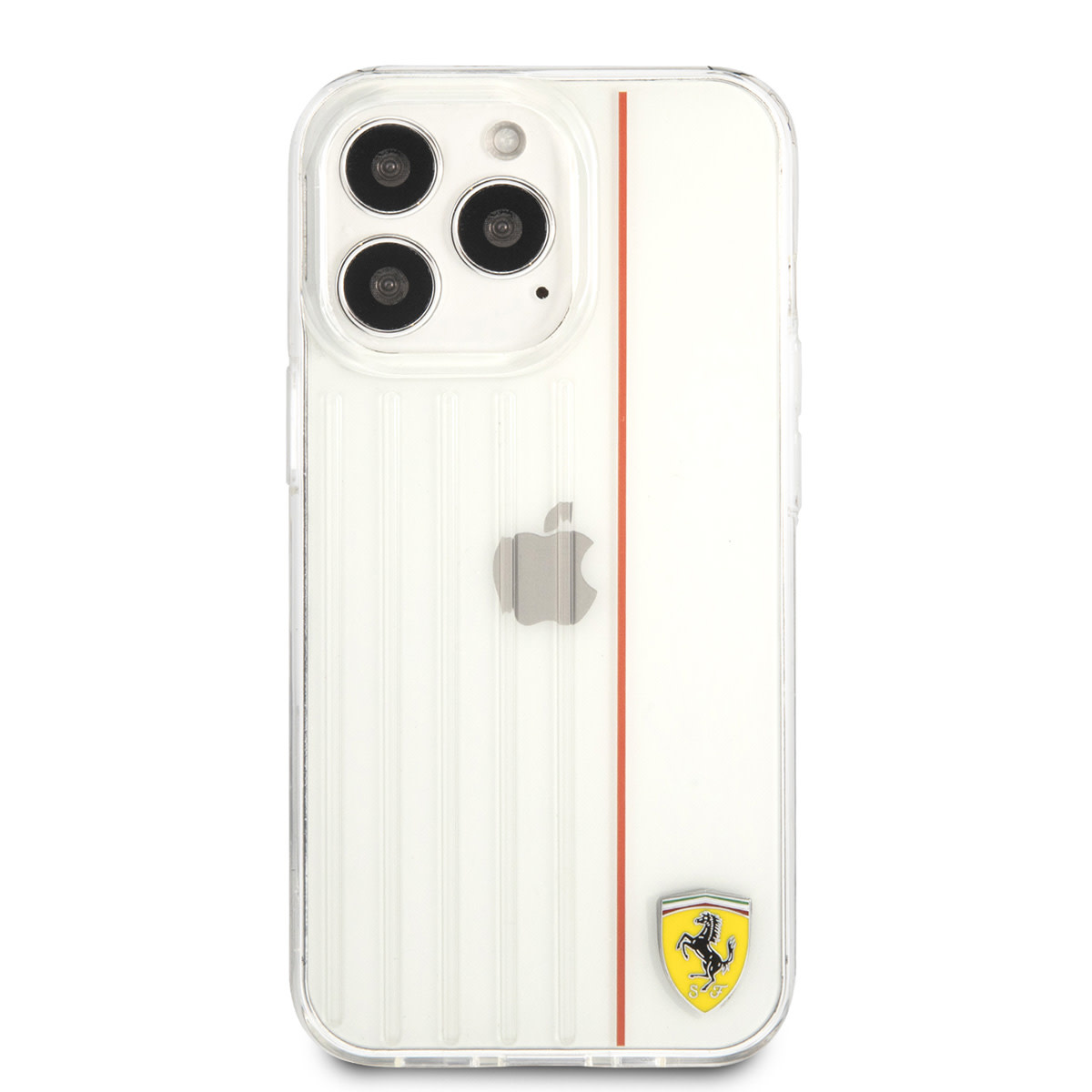 Ferrari Ferrari iPhone 13 Pro Max Backcover hoesje - Red Line - Transparant, foto 3 van 6
