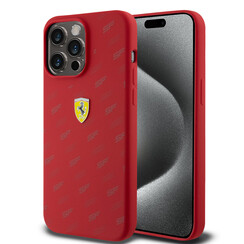 Ferrari iPhone 15 Plus Backcover hoesje - Over SF - Rood