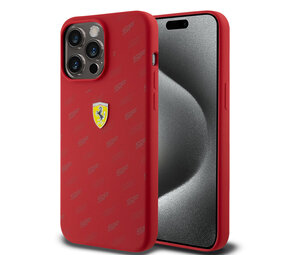 Ferrari Ferrari iPhone 15 Plus Back cover coque - Over SF - Rouge Ferrari Ferrari iPhone 15 Plus Back cover coque - Over SF - Rouge