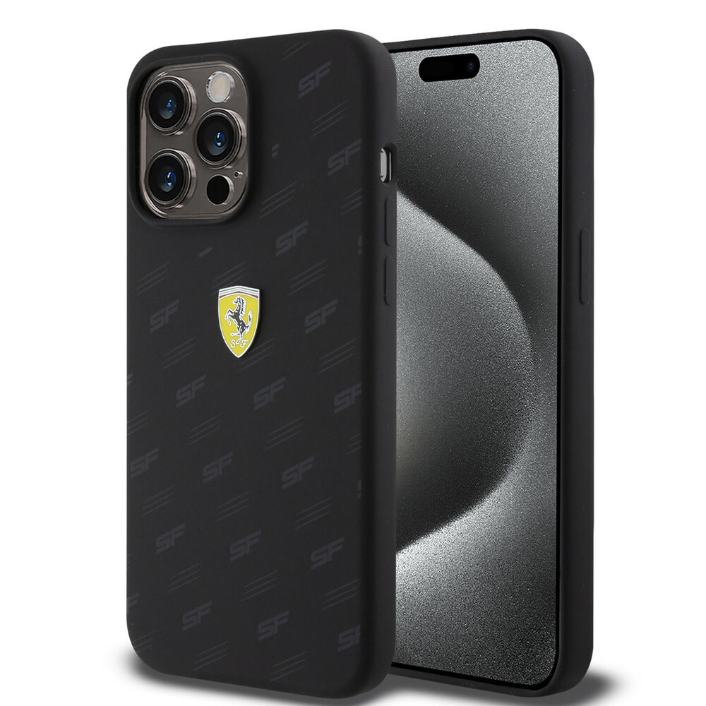 Ferrari Ferrari iPhone 15 Plus Back cover case - Over SF - Black Ferrari Ferrari iPhone 15 Plus Back cover case - Over SF - Black