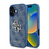 Guess iPhone 16 Backcover hoesje - 4G - Big Metal Logo - Blauw Guess iPhone 16 Backcover hoesje - 4G - Big Metal Logo - Blauw