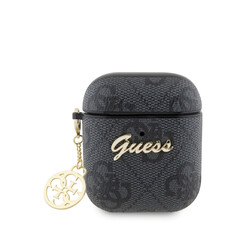 Guess Airpods - Airpods 2 Case - 4G - Heart Charm - Schwarz