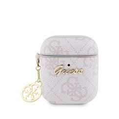 Guess Airpods - Airpods 2 Case - 4G - Heart Charm - Roze