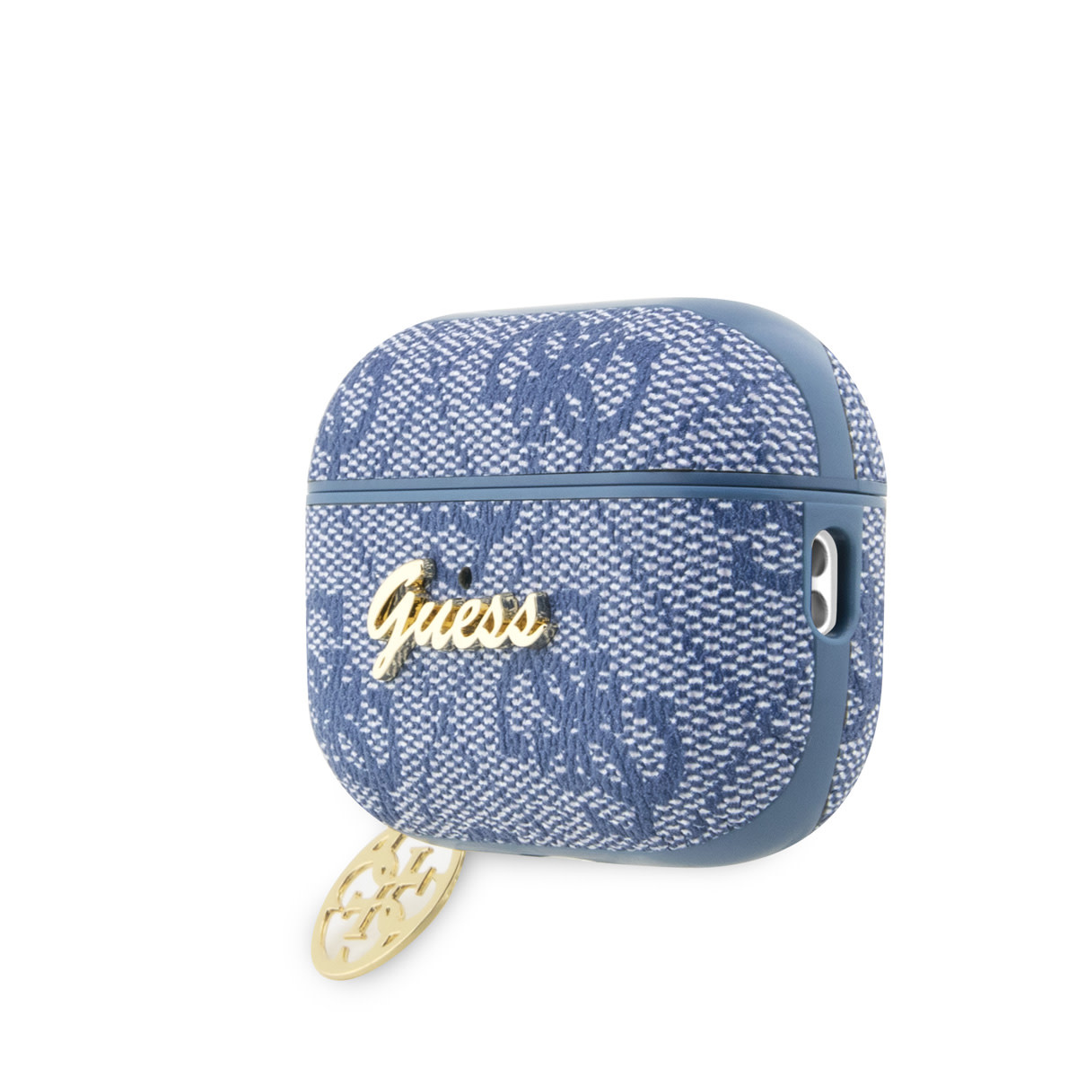 Guess Guess AirPods Pro & Pro 2 Case - 4G - Heart Charm - Blauw, foto 3 van 4