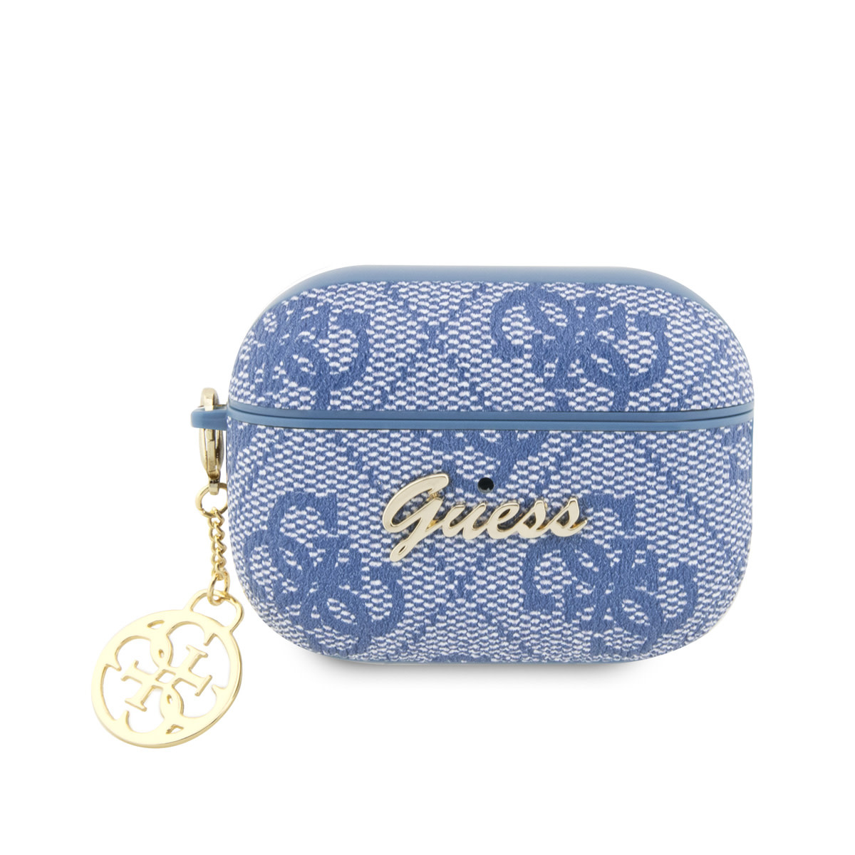 Guess Guess AirPods Pro & Pro 2 Case - 4G - Heart Charm - Blauw