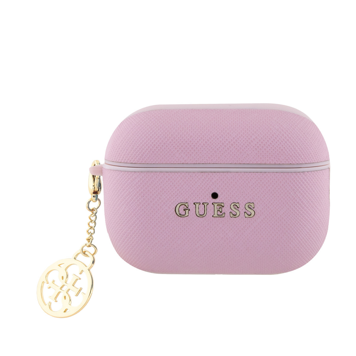 Guess Guess AirPods Pro & Pro 2 Case - Saffiano - Circle Charm - Roze