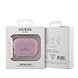 Guess Guess Airpods Pro & Pro 2 Case - Saffiano - Circle Charm - Pink Guess Guess Airpods Pro & Pro 2 Case - Saffiano - Circle Charm - Pink