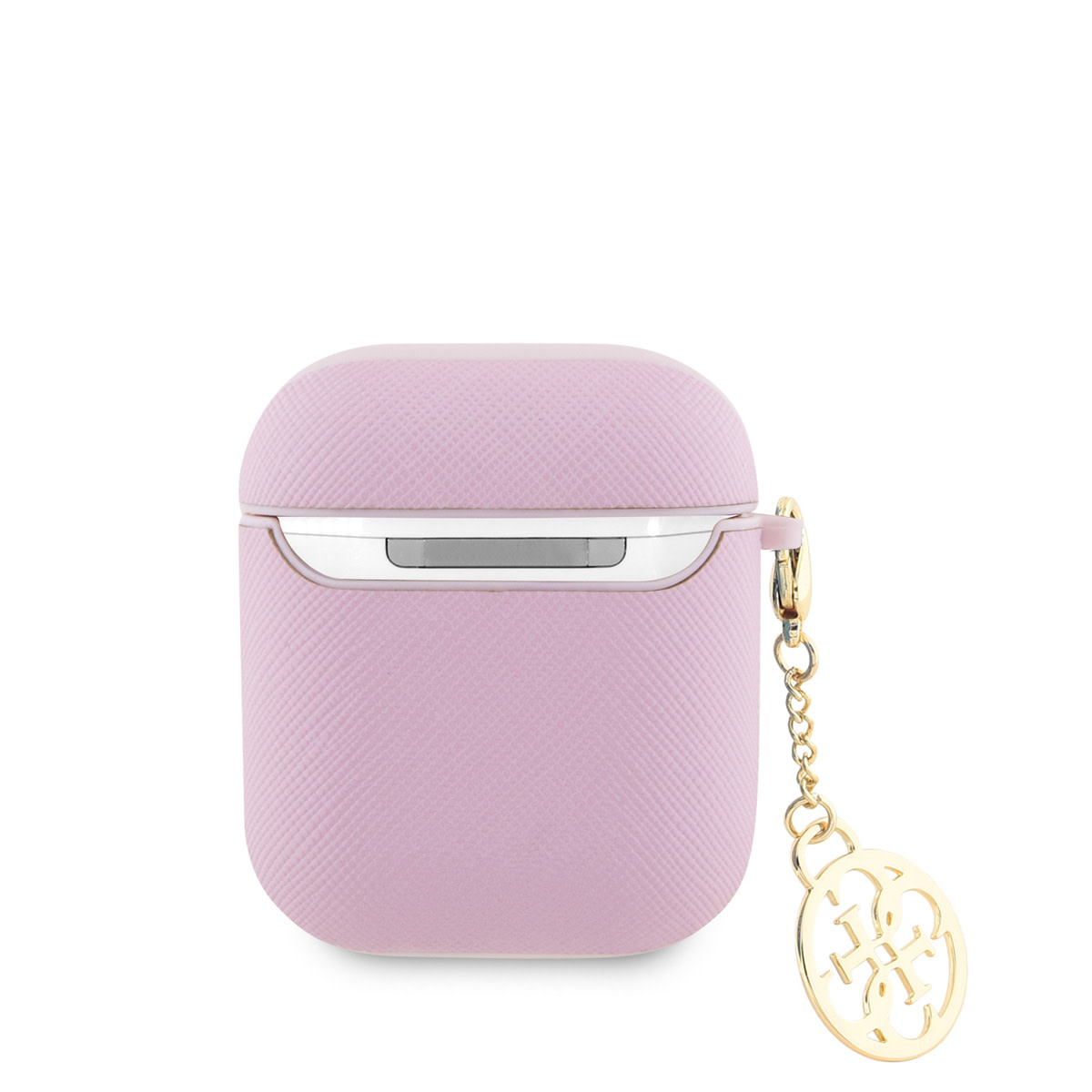 Guess Guess Airpods - Airpods 2 Case - Saffiano - Circle Charm - Roze, foto 2 van 3