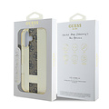 Guess Guess iPhone 16 Backcover hoesje IML 4G Stripe - Bruin