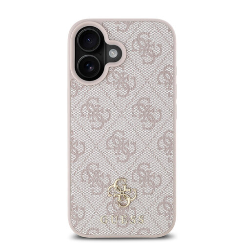 Guess Guess iPhone 16 Back cover coque Magsafe PU 4G - Rose