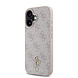 Guess Guess iPhone 16 Back-Cover hul - Magsafe PU 4G - Rosa Guess Guess iPhone 16 Back-Cover hul - Magsafe PU 4G - Rosa