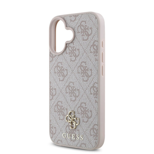 Guess Guess iPhone 16 Back cover coque Magsafe PU 4G - Rose