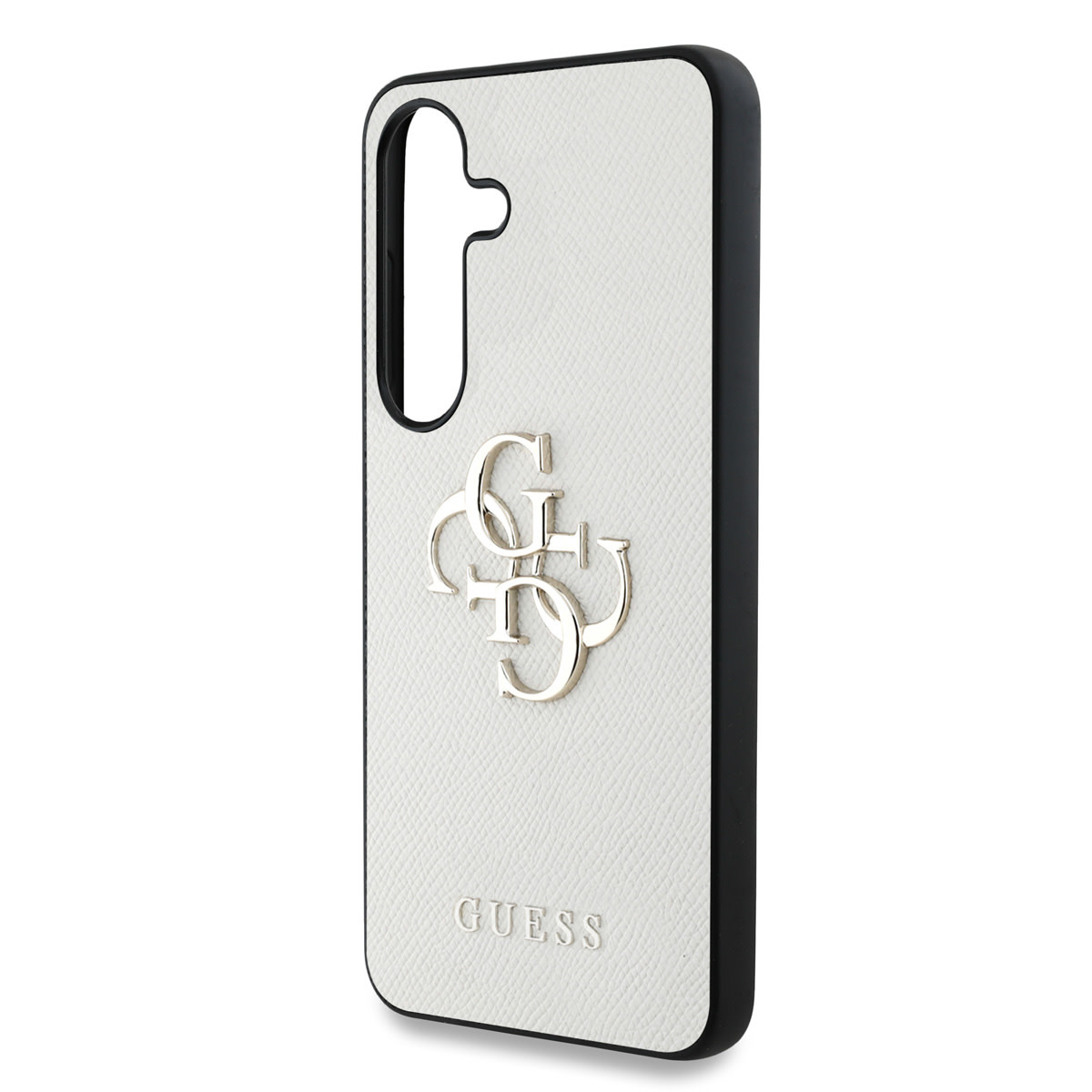 Guess Guess Galaxy S25 Backcover hoesje - Grained - Big 4G Logo - Beige, foto 5 van 6