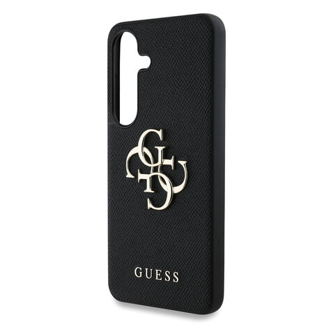 Guess Guess Galaxy S25 Back cover coque - Grained - Big 4G Logo - Noir Guess Guess Galaxy S25 Back cover coque - Grained - Big 4G Logo - Noir