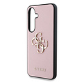 Guess Guess Galaxy S25 Back-Cover hul - Grained - Big 4G Logo - Rosa