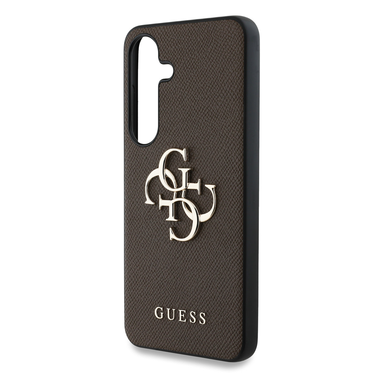 Guess Guess Galaxy S25 Backcover hoesje - Grained - Big 4G Logo - Bruin, foto 5 van 6