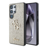 Guess Guess Galaxy S25 Ultra Back cover coque - Fixed Glitter - Big 4G Metal Logo - Or Guess Guess Galaxy S25 Ultra Back cover coque - Fixed Glitter - Big 4G Metal Logo - Or