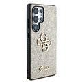 Guess Guess Galaxy S25 Ultra Backcover hoesje - Fixed Glitter - Big 4G Metal Logo - Goud