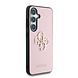 Guess Guess Galaxy S25 Plus Back cover coque - Grained - Big 4G Logo - Rose Guess Guess Galaxy S25 Plus Back cover coque - Grained - Big 4G Logo - Rose
