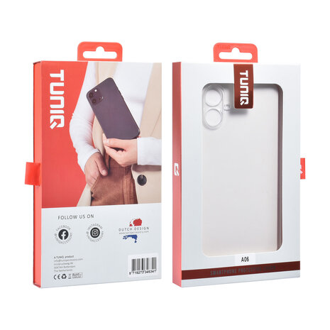 TUNIQ TUNIQ Galaxy A06 Backcover hoesje Silicone - Transparant