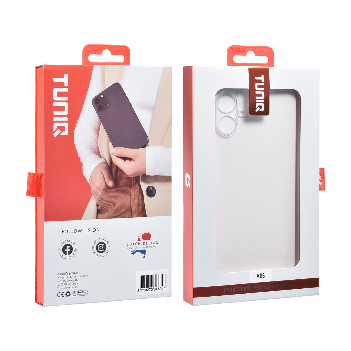 TUNIQ TUNIQ Galaxy A06 Backcover hoesje - Transparant, foto 6 van 6