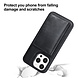 TUNIQ TUNIQ iPhone 15 Pro Max Back cover coque avec porte-carte amovible - Noir TUNIQ TUNIQ iPhone 15 Pro Max Back cover coque avec porte-carte amovible - Noir