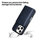 TUNIQ TUNIQ iPhone 16 Pro Backcover hoesje - met afneembare Pasjeshouder - Blauw TUNIQ TUNIQ iPhone 16 Pro Backcover hoesje - met afneembare Pasjeshouder - Blauw