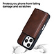 TUNIQ TUNIQ iPhone 16 Pro Backcover hoesje - met afneembare Pasjeshouder - Bruin TUNIQ TUNIQ iPhone 16 Pro Backcover hoesje - met afneembare Pasjeshouder - Bruin