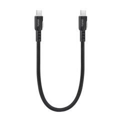 TUNIQ USB-C to USB-C Cable 30cm - Fast charging cable - Black