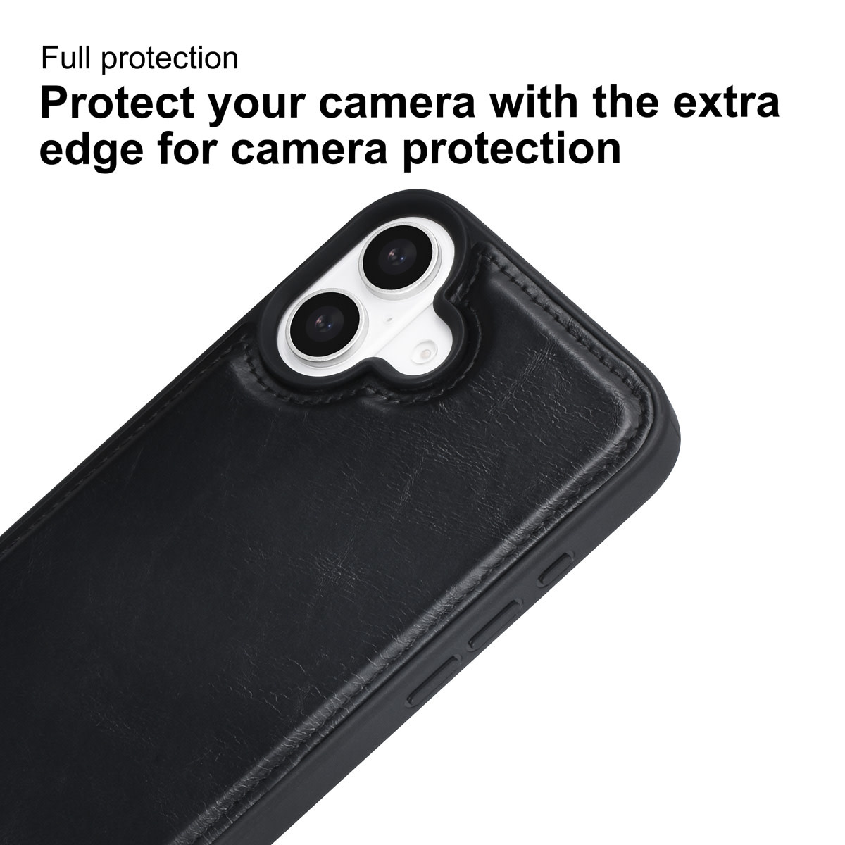 TUNIQ TUNIQ iPhone 16 Plus Backcover hoesje - met afneembare Pasjeshouder - Zwart, foto 6 van 6
