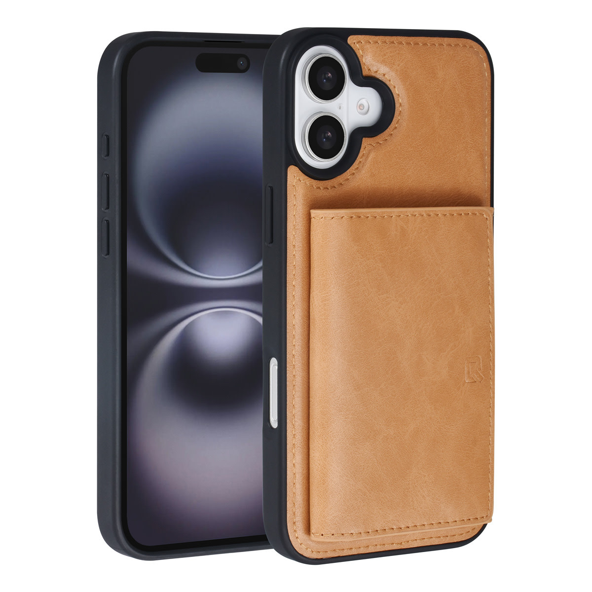TUNIQ TUNIQ iPhone 16 Plus Backcover hoesje - met afneembare Pasjeshouder - Goud