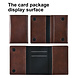 TUNIQ TUNIQ iPhone 16 Plus Backcover hoesje - met afneembare Pasjeshouder - Bruin TUNIQ TUNIQ iPhone 16 Plus Backcover hoesje - met afneembare Pasjeshouder - Bruin