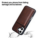 TUNIQ TUNIQ iPhone 16 Plus Backcover hoesje - met afneembare Pasjeshouder - Bruin TUNIQ TUNIQ iPhone 16 Plus Backcover hoesje - met afneembare Pasjeshouder - Bruin