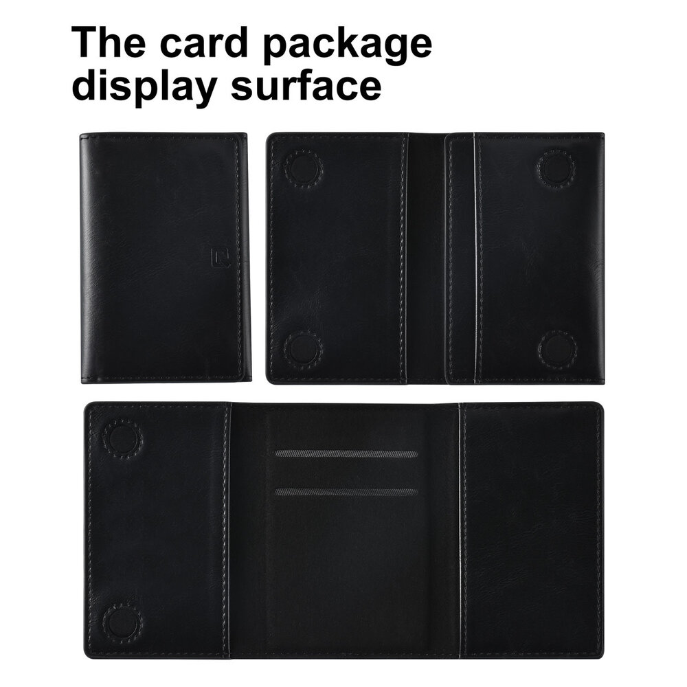 TUNIQ TUNIQ iPhone 16 Pro Max Back cover case - with removable card holder - Black TUNIQ TUNIQ iPhone 16 Pro Max Back cover case - with removable card holder - Black