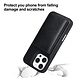 TUNIQ TUNIQ iPhone 16 Pro Max Back cover case - with removable card holder - Black TUNIQ TUNIQ iPhone 16 Pro Max Back cover case - with removable card holder - Black