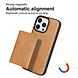 TUNIQ TUNIQ iPhone 16 Pro Max Back cover case - with removable card holder - Gold TUNIQ TUNIQ iPhone 16 Pro Max Back cover case - with removable card holder - Gold