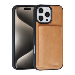 TUNIQ iPhone 16 Pro Max Back cover coque - avec porte-carte amovible - Or