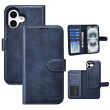 TUNIQ TUNIQ iPhone 16 Book-Case hul - Kartenhalter für 3 Karten - mit Abnehmbarer magnetische Hülle - Blau TUNIQ TUNIQ iPhone 16 Book-Case hul - Kartenhalter für 3 Karten - mit Abnehmbarer magnetische Hülle - Blau